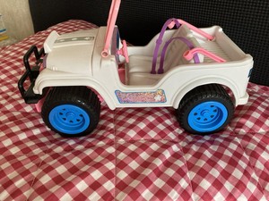 barbie beach jeep