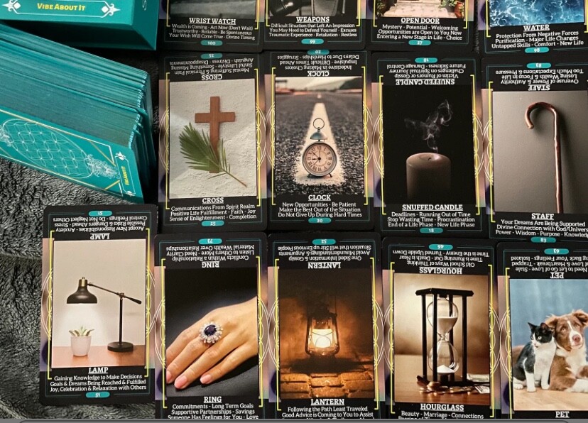 100 Spiritual Symbols Oracle Deck V1 With Upright/ Reverse Messages For Spiritua