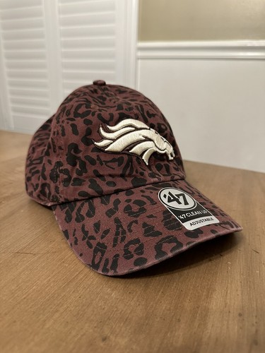 Denver Broncos 47 Brand Clean Up NFL Adjustable Snap Back Dad Hat Cap Twany