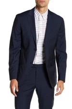 NWT JACK SPADE Warren Trim Fit Pinstripe Sport Coat Only Men's Blue Sz 40L $498