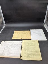 1958 Chevrolet Men In Action Performance Report Letter Dealership