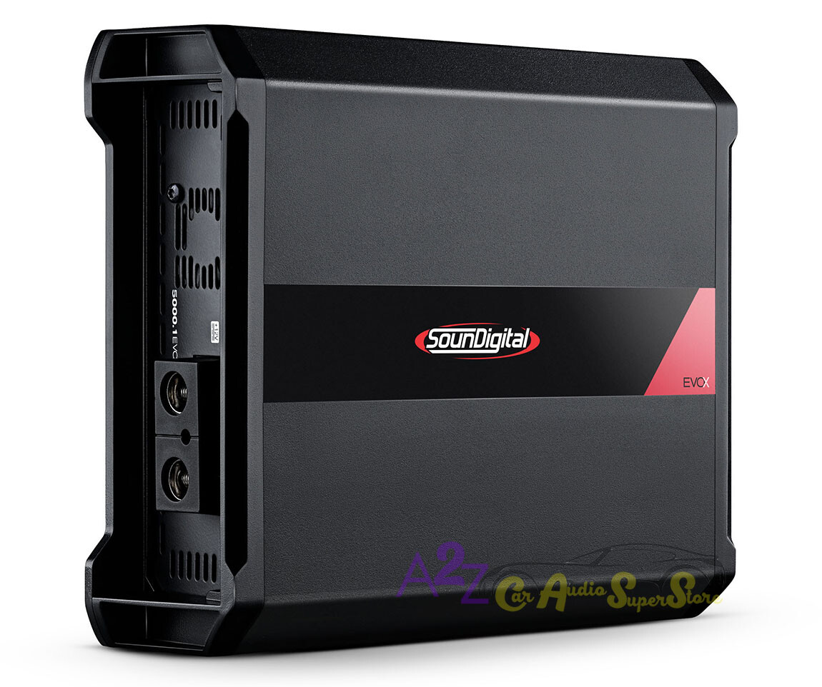 5000.1 EVOX - 2 Ω 1 CHANNEL SounDigital AMPLIFIER 5000 WATTS