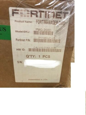 Fortinet FortiManager 200D FMG-200D  Management Appliance NO license