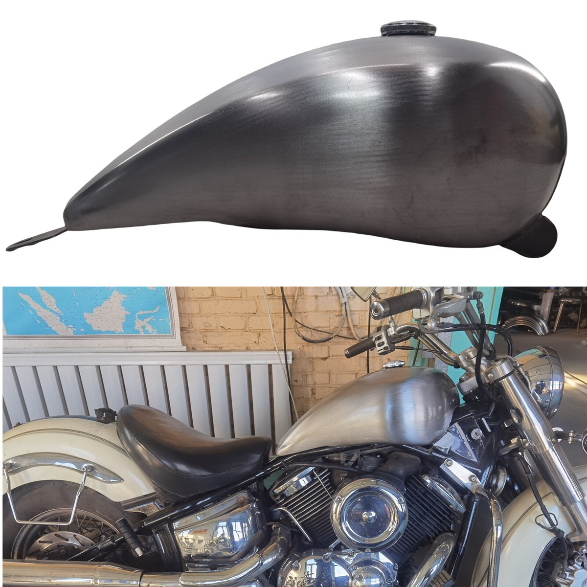 Yamaha ★Drag Star ドラッグスター1100 純正ガソリンタンク Handmade Motorcycle Petrol Fuel Tank For YAMAHA DRAGSTAR1100