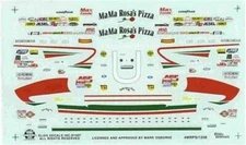 Slixx 1208 MaMa Rosa's Pizza Oldsmobile P/S-M Osborne drag decal