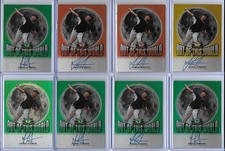 2014 Leaf Valiant Out of World Francellis Montas Green Prismatic Auto RC Dodgers