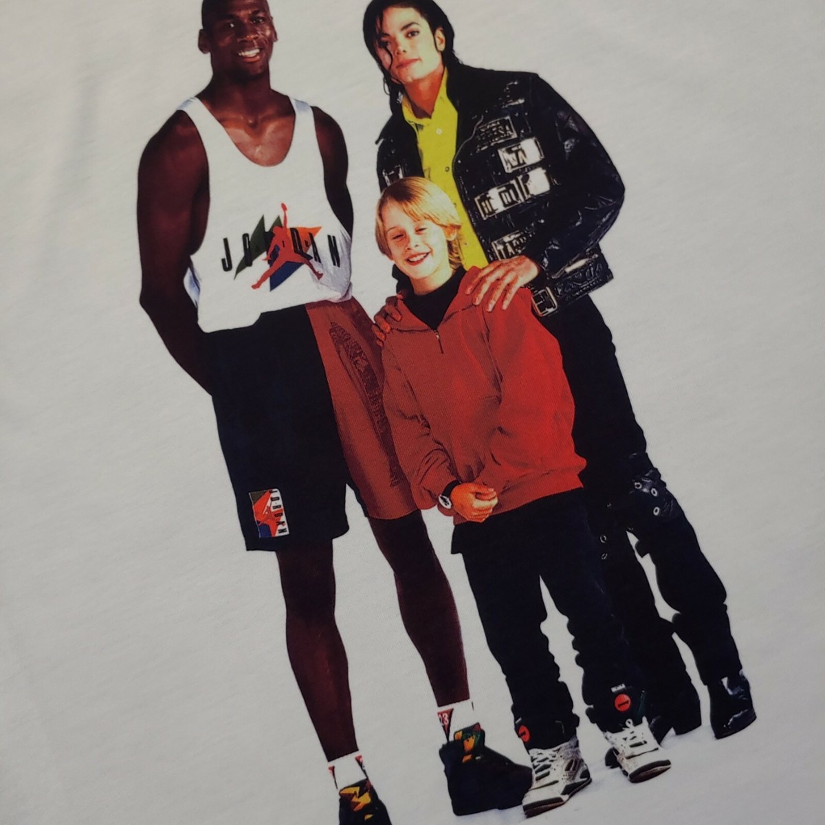 MICHAEL Jordan Jackson MACAULAY CULKIN T-Shirt chicago bulls nike