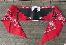 NORTH SIDE HUELGA BIRD Bandana RED COLOR