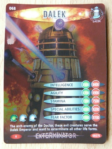 DOCTOR WHO Battles In Time Trading Cards EXTERMINATOR 1 to 273 COMMON & RARE BBC - Picture 33 of 140