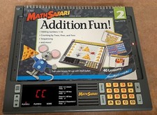 1993 Educational Insights Math Safari Learning System  Addition Fun 2 Book