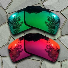 Jade Green Violet Red Lenses Replacement For-Costa Del Mar Reefton Polarized