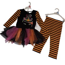 FAST SHIP Emily Rose NEW 18M 2T, 5-6 2 Pc Halloween Costume Witch Cat Unicorn