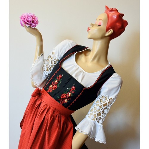ABITO TIROLESE tg. 40 Stockerpoint Dirndl Ricamato | eBay