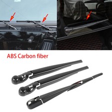 Carbon Fiber ABS Front Rear Window Wiper Cover For Jeep Wrangler JL Gladiator JT
