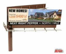 BLMA Atlas 4320 Dual-Sided Billboard HO Scale Item# BLMA4320