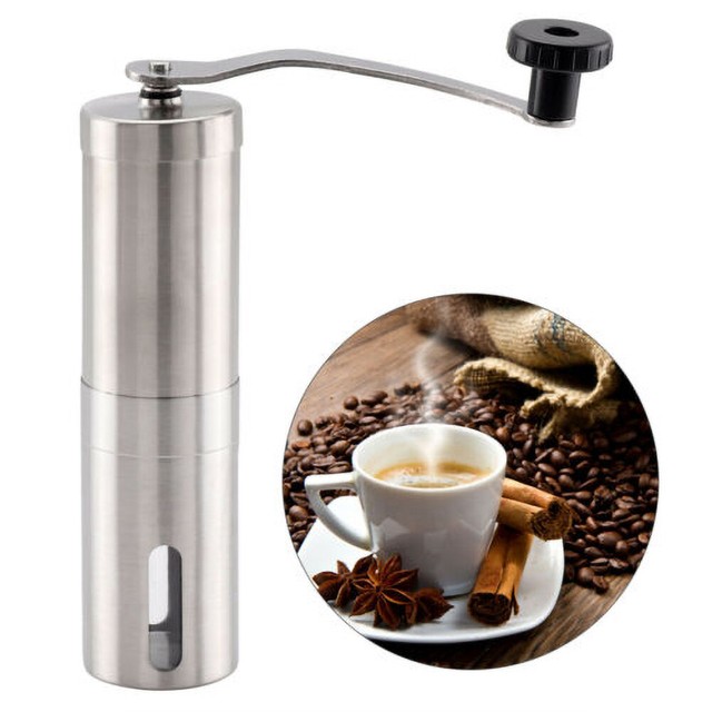 Nonelectric Coffee Grinder Hand Manual Grinding Device Stainless Steel