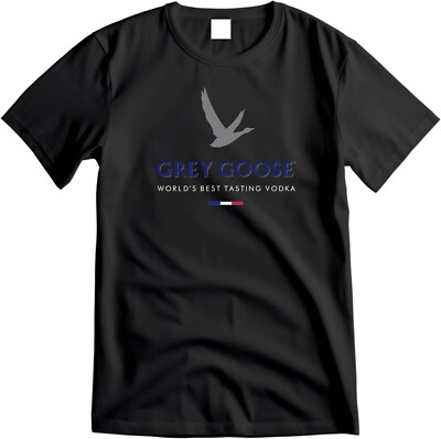Grey Goose Vodka logo White or Black t-shirt