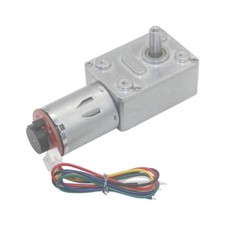 DC6V 12V 24V JGY370 Full Metal Gearbox Turbo Worm Gear Motor with Hall Encoder