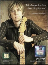 Eric Johnson Bloom 2005 GHS Nickel Rockers guitar strings advertisement ad print