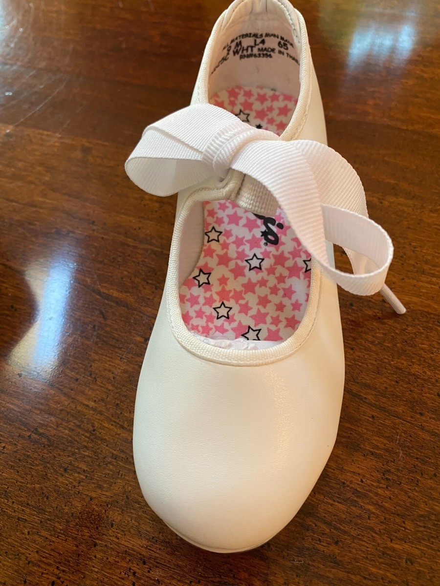 NEW Capezio 625T/625C Tyette White Tap Shoes (Multiple Sizes