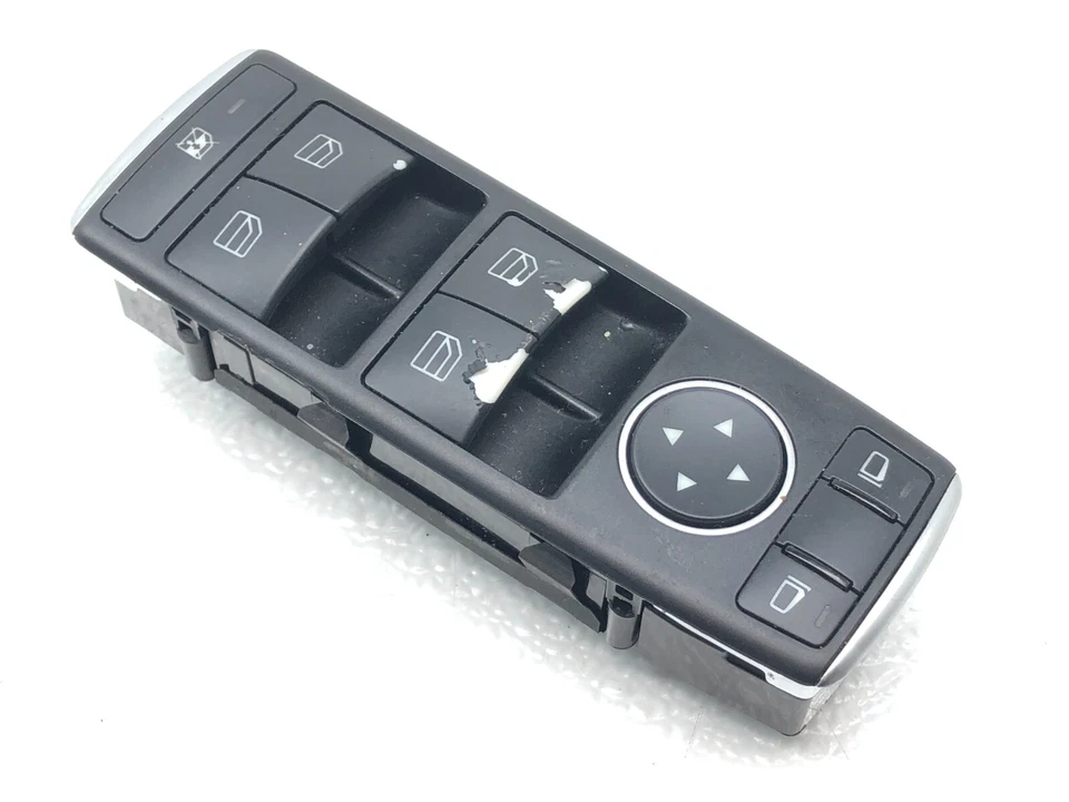 MERCEDES BENZ E550 2010-2013 CONDUCTOR IZQUIERDO VENTANA DELANTERA INTERRUPTOR MAESTRO CONJUNTO FABRICANTE DE EQUIPOS ORIGINALES. Foto 3 de 4