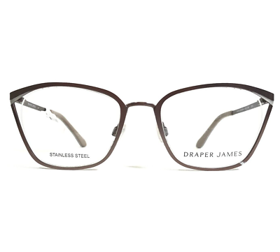 #ad Draper James Eyeglasses Frames DJ5013 201 BROWN Cat Eye Semi Rim 50 19 140 $43.19