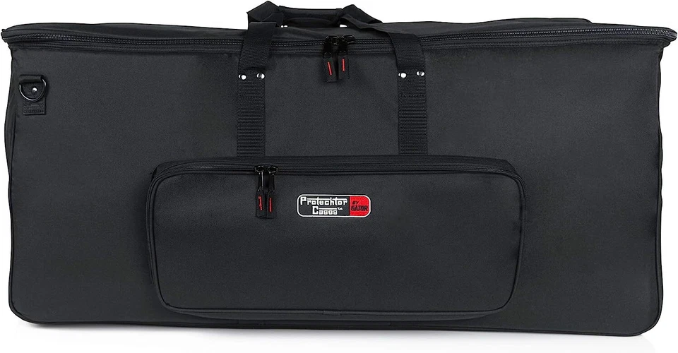 Kit de batería eléctrica grande Gator bolsa con divisores y ruedas ajustables Foto 2 de 4