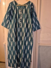 New 2 piece salwar kameez printed size s-m cotton dhanak material