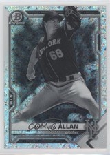 2021 Bowman Chrome Black & White Mini-Diamond Refractor Matthew Allan 0ty4