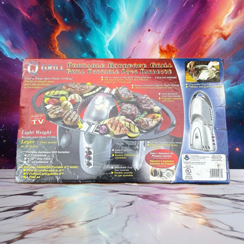 Thane Q Portable Barbecue Propane Grill BBQ New In Box-Tailgate Grill QBBQ 1107 - Image 3 of 4