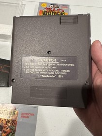 Bad Dudes Complete CIB Nintendo Nes Game box + manual insert - tested works