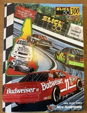 NEW HAMPSHIRE MOTOR SPEEDWAY NASCAR WINSTON CUP PROGRAM JULY 1993 SLICK 50 300