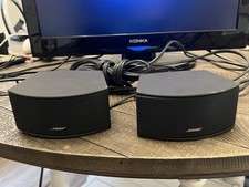 Bose Model AV 3-2-1 II Media Center Speakers Tested  Working Good With CABLES