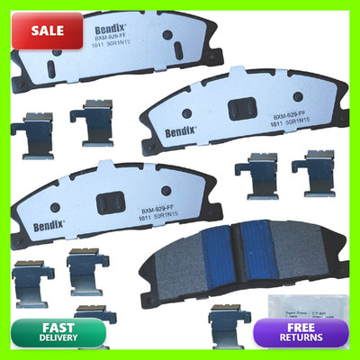 Bendix Fleet Metlok Mkd1611Fm Semi-Metallic Front Brake Pads For Ford Explorer