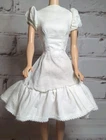 Vintage Barbie Doll Dress 1960's Friday Night Date #979 White Under Dress