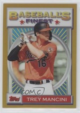 2020 Topps Finest Flashbacks Gold Refractor 35/50 Trey Mancini #55 0b6b