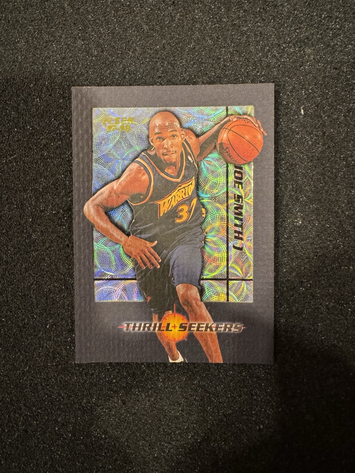 1997-1998 Fleer Thrill Seekers Joe Smith Golden State Warriors Card