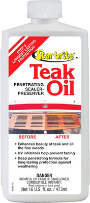 Marine Grade Teak Oil - Long-Lasting, Uv-Resistant Wood Sealer & Preserver with
