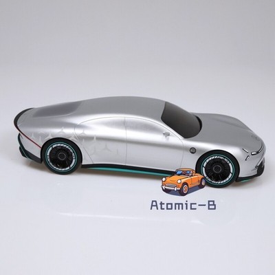 1:18 NZG Mercedes AMG Vision unopenable Concept Car Alloy Model Silver Star