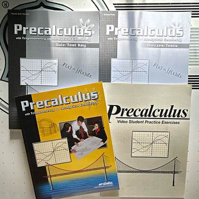 Abeka Precalculus w/ Trigonometry & Analytical Geometry Quizzes/Tests + Key