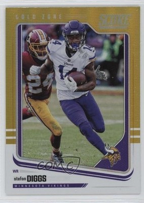 2018 Score Gold Zone 37/50 Stefon Diggs #199 0d8