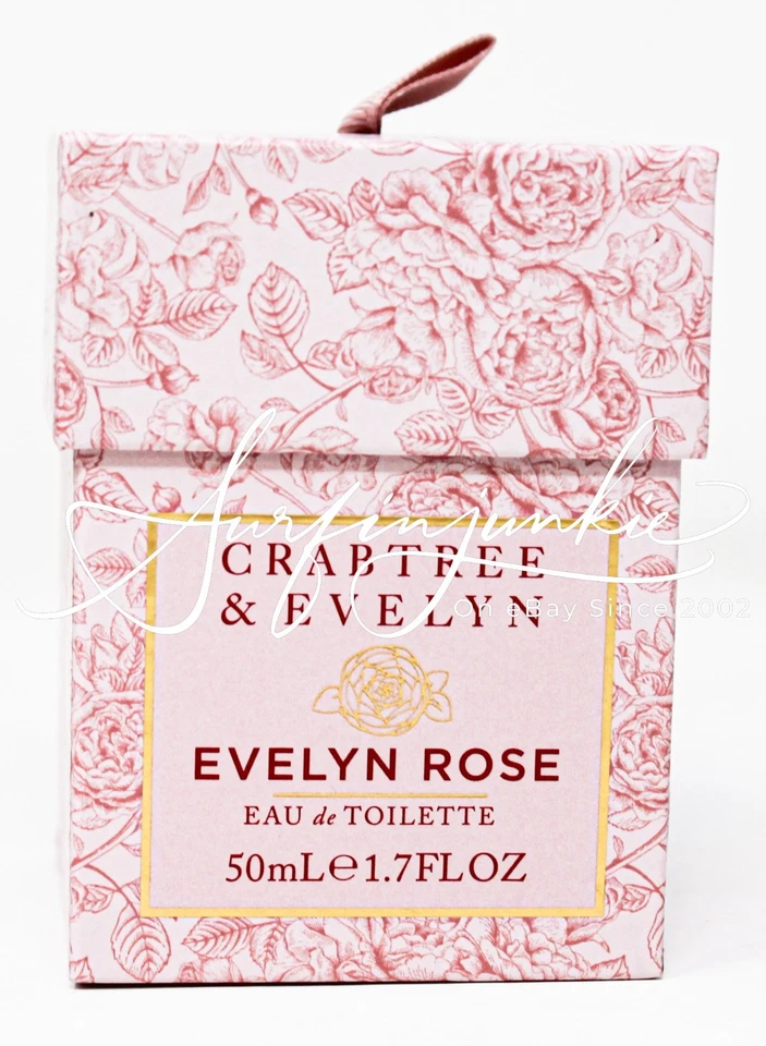 Crabtree & Evelyn Evelyn Rose Perfume Spray Eau De Toilette Eau De Toilette 1,7 oz Na Caixa - Imagem 2 de 2