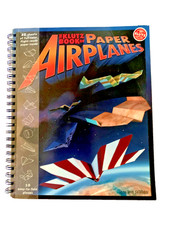 S219- NEW -Klutz Book of PAPER AIRPLANES - 10 Designs/40 Sheets of Paper-Ages 7 