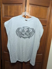 Sleeveless 5xl Harley Davidson T Shirts Las Vegas 2007 Retro Skull Graphic 