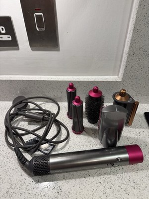 Dyson Airwrap Smooth + Control Multistyler Nickel Fuchsia Pink + Aufsätze