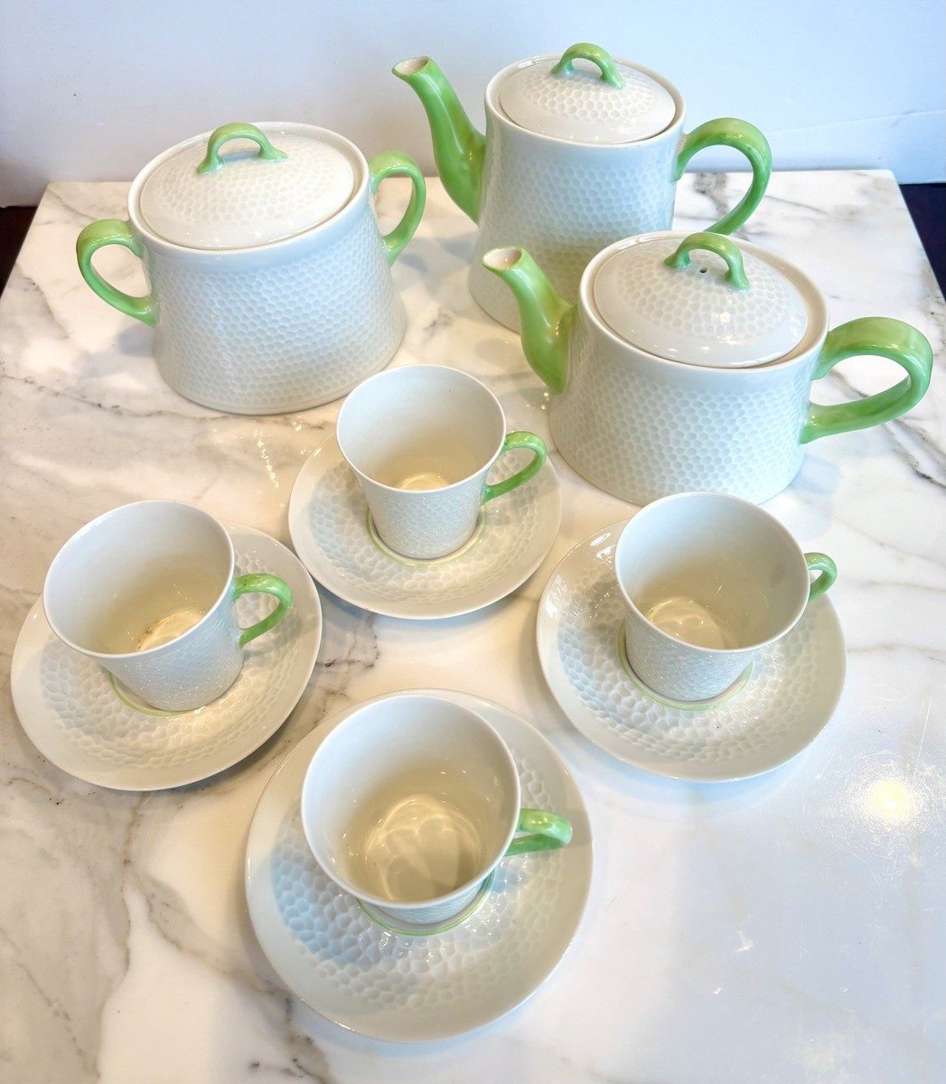 THEODORE HAVILAND LIMOGES FRANCE 11 PIECE TEA COFFEE ESPRESSO SET