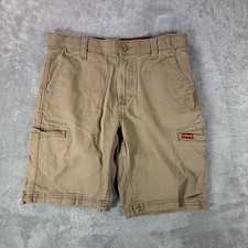 LEVIS BOY'S YOUTH CARGO SHORTS, HARVEST GOLD Size 16 W28 Beige Khaki