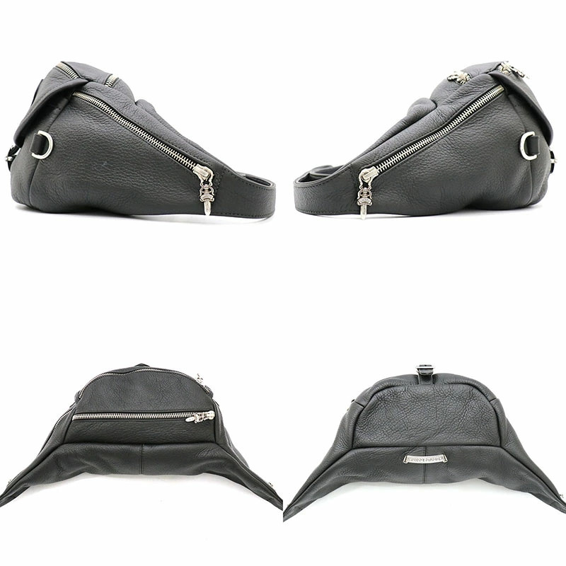 Chrome Hearts Snut pack waist pouch body bag black 141228 r51_0211 thumbnail 4
