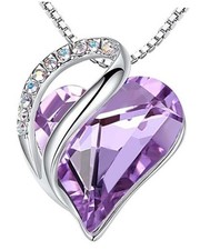Mothers Day Gift Necklaces for Women, 06-June-Alexandrite Light Purple
