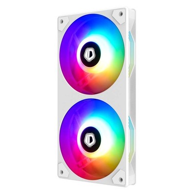 ICEFAN 240 ARGB Snow, 240mm Case Fan PWM CPU Cooling Fan 2-in-1Addressable RG...